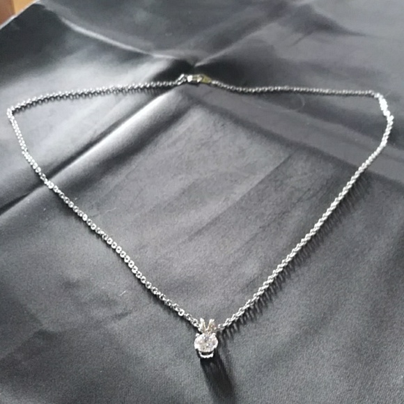 18" CZ DIAMOND  NECKLACE - Picture 3 of 8